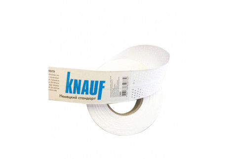 Лента бумажная Knauf для швов гипсокартона 52 мм 150 м
