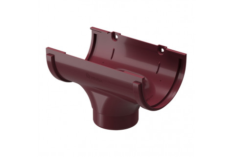 Воронка желоба пластиковая Docke Standard d120-80 мм красный RAL 3005