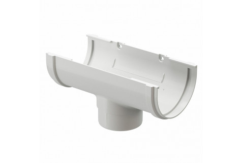 Воронка желоба пластиковая Docke Premium d120-85 мм пломбир RAL 9003