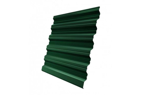 Профнастил HC-35R толщина 0,5 Satin зеленый RAL 6005