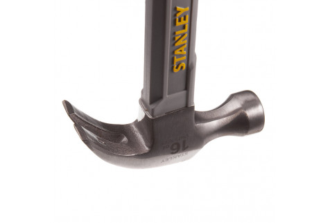 Молоток-гвоздодер Stanley 450 г резиновая ручка