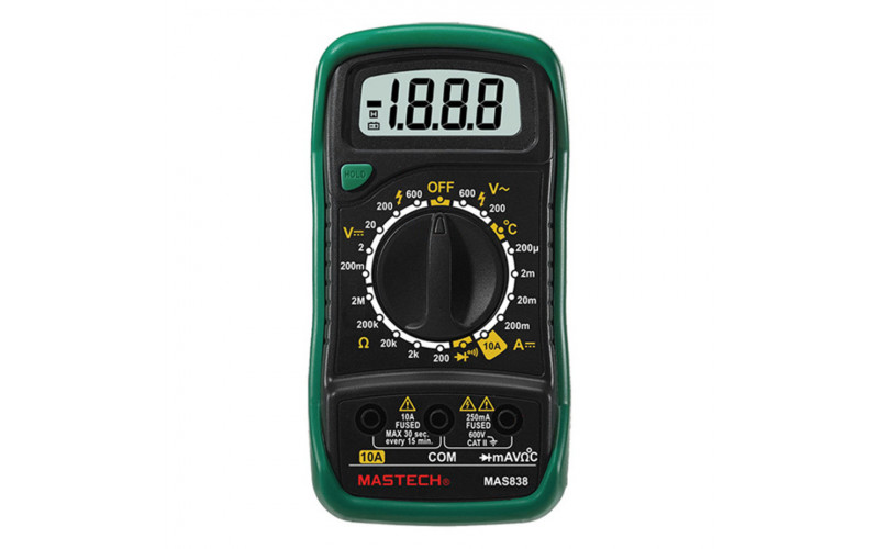 Мультиметр Mastech (13-2008) MAS838 портативный