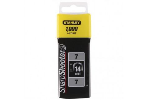 Скобы для степлера Stanley (1-CT109T) тип СТ 100 14 мм для кабеля (1000 шт.)