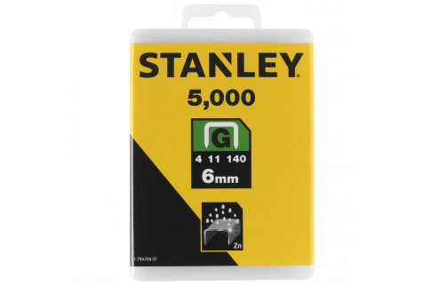 Скобы для степлера Stanley (1-TRA704-5T) тип 140 6 мм (5000 шт.)