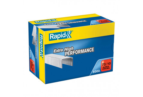 Скобы для плайера Rapid (24890400) тип 73 10 мм с острыми ножками стальной (5000 шт.)