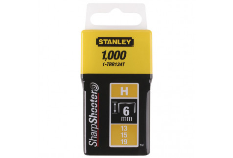Скобы для степлера Stanley (1-TRR134T) тип 19 6 мм (1000 шт.)