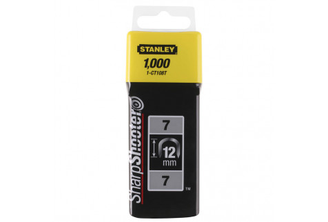 Скобы для степлера Stanley (1-CT108T) тип СТ 100 12 мм для кабеля (1000 шт.)