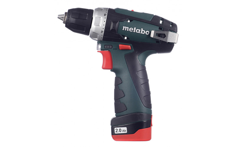 Дрель-шуруповерт аккумуляторная Metabo PowerMaxx BS (600080500) 12В 2х2Ач Li-Ion