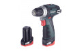Дрель-шуруповерт аккумуляторная Metabo PowerMaxx BS (600080500) 12В 2х2Ач Li-Ion