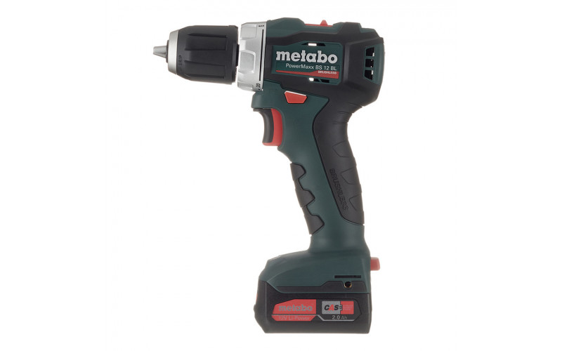 Дрель-шуруповерт аккумуляторная Metabo PowerMaxx BS 12 BL (601038500) 12В 2х2Ач Li-Ion