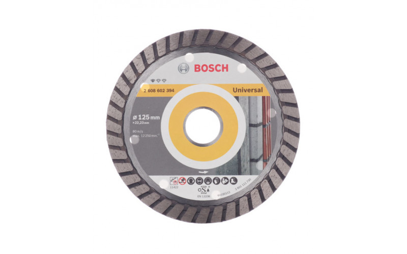 Диск алмазный универсальный Bosch (2608602394) 125x22,2x2 мм турбо сухой рез