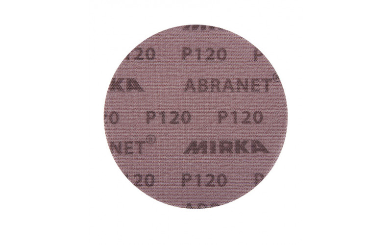 Диск шлифовальный Mirka Abranet d125 мм P120 на липучку сетчатая основа (5 шт.)