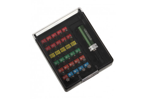 Набор бит Jettools (W-4731) PH/ PZ/ SL / TORX/ HEX 89 мм с адаптером (31 шт.)