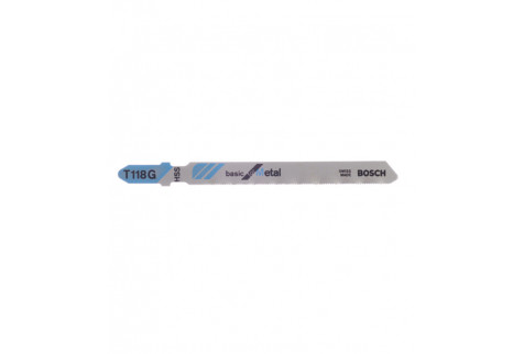 Пилки для лобзика Bosch T118G (2608631012) по металлу L67 мм прямой рез (5 шт.)