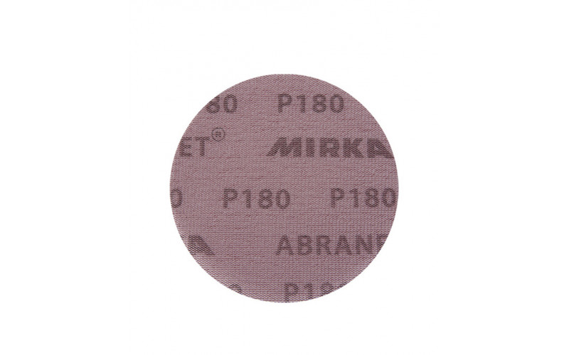 Диск шлифовальный Mirka Abranet d150 мм P180 на липучку сетчатая основа (5 шт.)