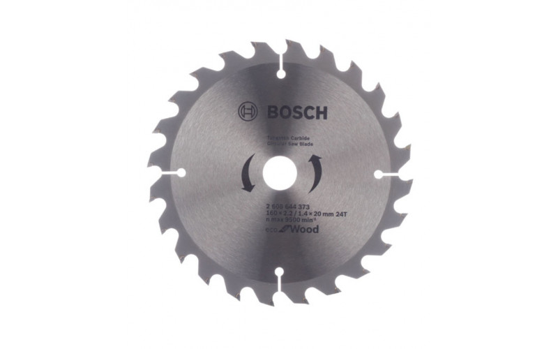 Диск пильный по дереву Bosch Spedline ECO (2608644373) 160х16/20х2,2 мм 24 зуба