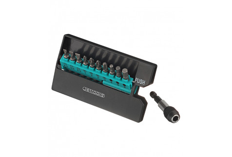 Набор бит Jettools (W-5121) PH/ PZ/ SL / TORX/ HEX 25 мм с адаптером (20 шт.)