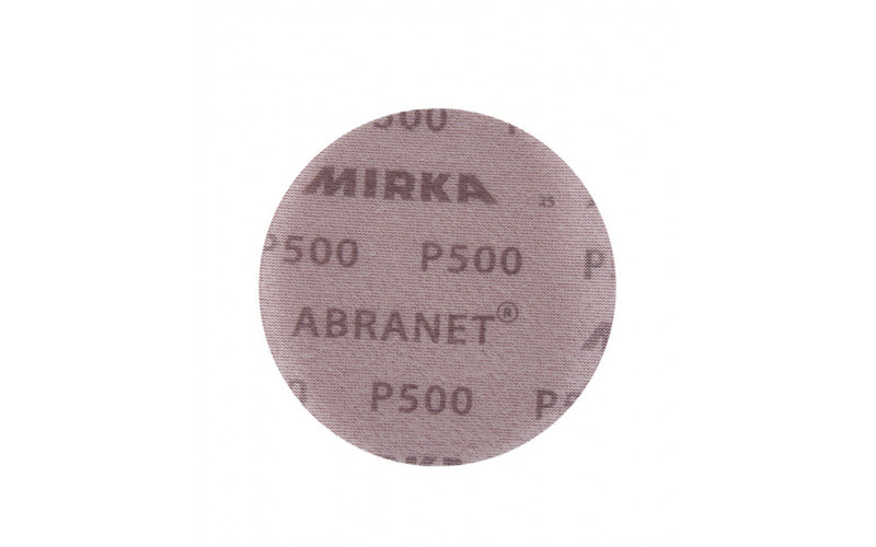 Диск шлифовальный Mirka Abranet d150 мм P500 на липучку сетчатая основа (5 шт.)