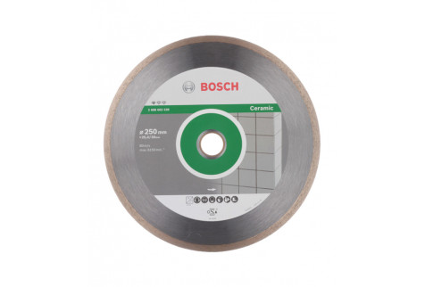 Диск алмазный по керамике Bosch (2608602539) 250x30/25,4x1,6 мм мм сплошной сухой рез