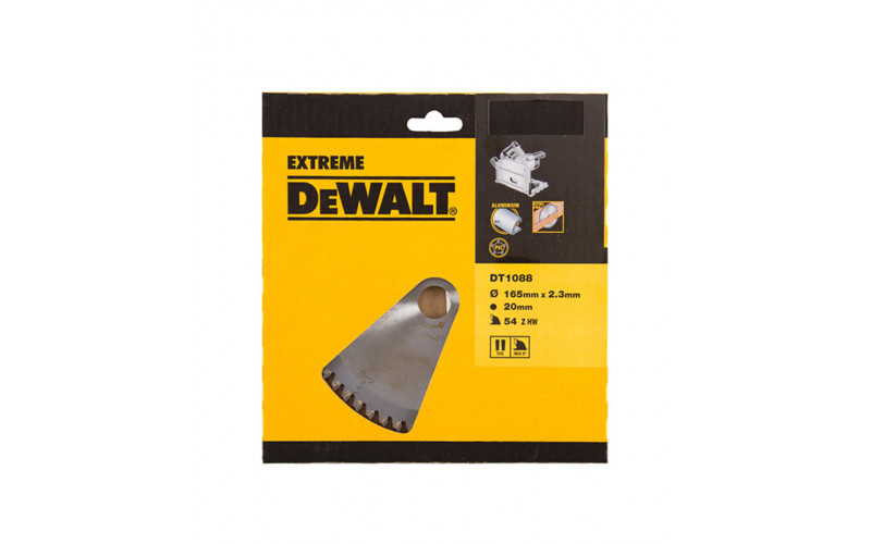 Диск пильный по дереву DeWalt Extreme TFZ5 (DT1088-QZ) 165х20х1,6 мм 54 зуба