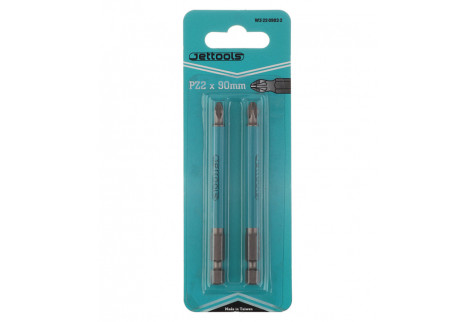 Бита Jettools (W3-22-0902-2) PZ2 магнитная 90 мм (2 шт.)