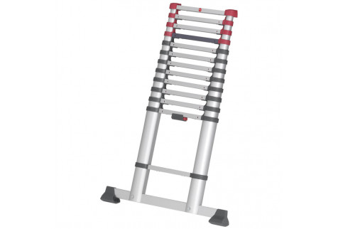 Лестница приставная Hailo T80 FlexLine 380 односекционная алюминиевая 1х13 бытовая
