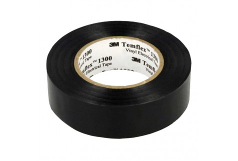 Изолента 3M Temflex 1300 ПВХ черная 19 мм 20 м
