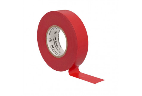 Изолента 3M Temflex 1300 ПВХ красная 19 мм 20 м