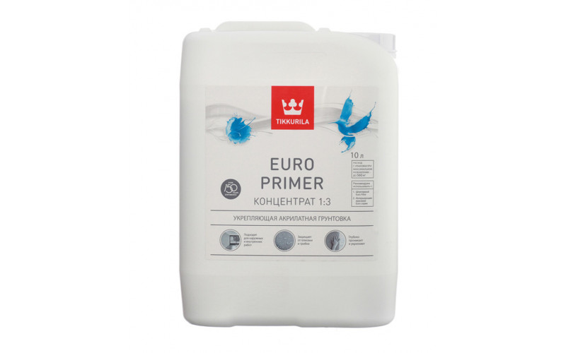 Грунт Tikkurila Euro Primer концентрат 10 л