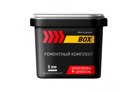 Шпатлевка для экcпресс-ремонта Danogips DanoBox1 с шпателем 0,85 л/1 кг
