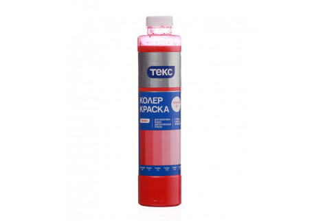 Колер краска Текс Профи красная №1 0,75 л