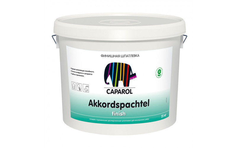 Шпатлевка финишная Caparol Akkordspachtel 25 кг