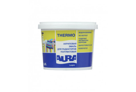 Эмаль для радиаторов в/д Aura Luxpro Thermo полуматовая 0,45 л