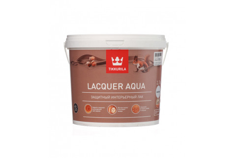 Лак акриловый Tikkurila Lacquer Aqua основа EP бесцветный 2,7 л матовый