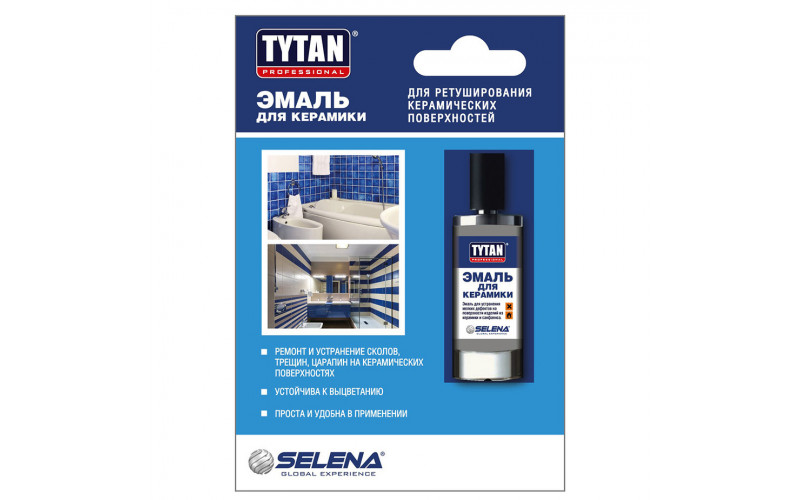 Эмаль для керамики Tytan Professional белая 8 мл