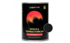 Эмаль термостойкая CERTA черный 1200°С 0,8 кг