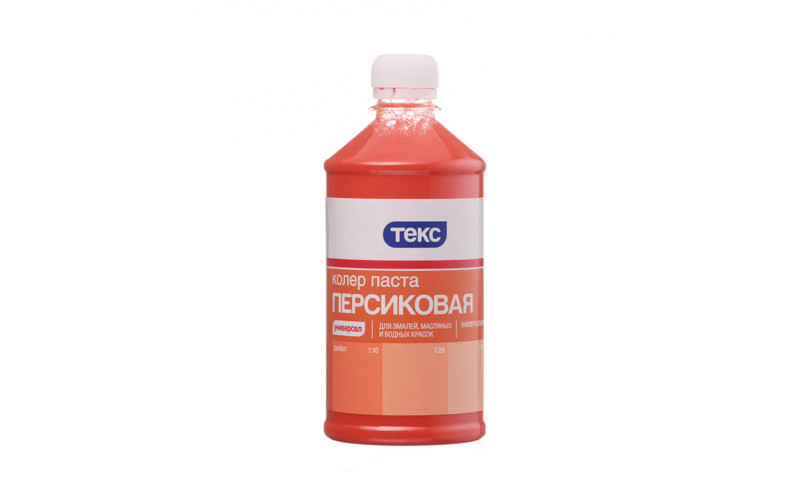 Колер паста Текс Универсал персиковая №12 0,5 л