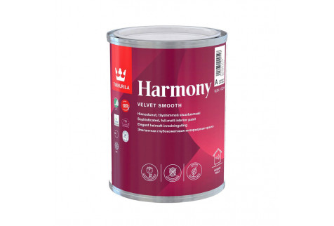 Краска водно-дисперсионная Tikkurila Harmony моющаяся основа C 0,9 л