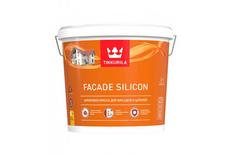 Краска водно-дисперсионная фасадная Tikkurila Facade Silicon основа С 2,7 л