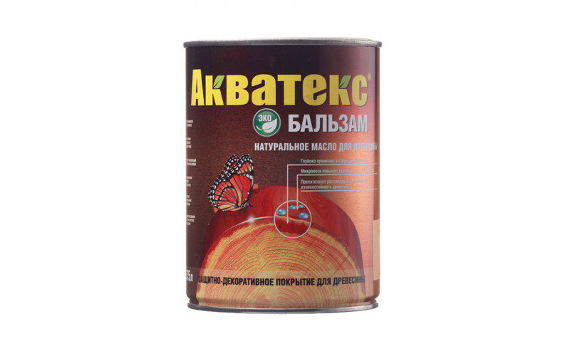 Масло Акватекс Бальзам для дерева бесцветный 0,75 л