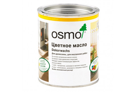 Масло для дерева Osmo Dekorwachs Transparente Tone 3111 белое матовое 0,75 л