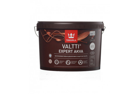 Антисептик Tikkurila Valtti Expert Akva декоративный для дерева бесцветный 9 л