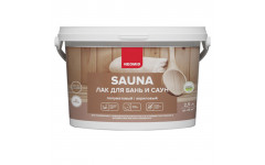 Лак акриловый Neomid Sauna бесцветный 2,5 л полуматовый