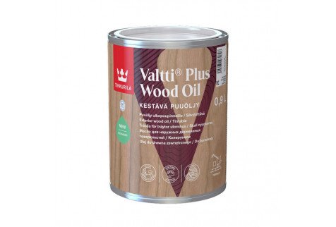 Масло Tikkurila Valtti Plus Wood Oil для наружных деревянных поверхностей основа EC 0,9 л
