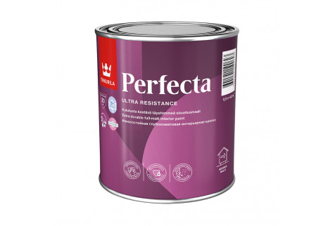 Краска водно-дисперсионная Tikkurila Perfecta моющаяся белая основа А 0,9 л
