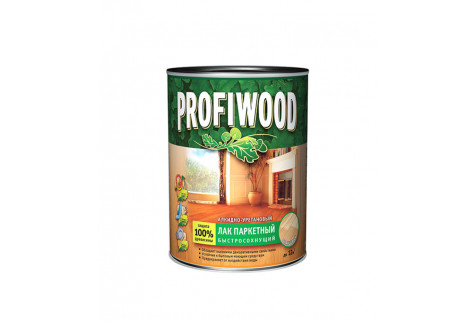 Лак алкидно-уретановый паркетный Profiwood бесцветный 2,6 л/2,4 кг глянцевый
