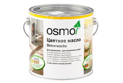 Масло для дерева Osmo Dekorwachs Transparente Tone 3161 венге матовое 2,5 л