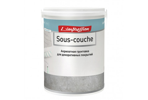 Грунтовка для декоративных покрытий L'impression Sous-couche белый 2,5 л