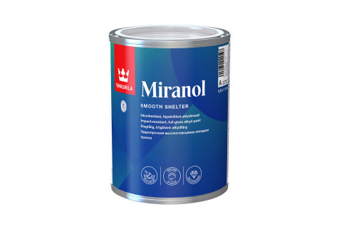 Эмаль алкидная Tikkurila Miranol основа С глянцевая 0,9 л