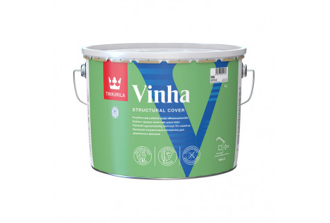 Антисептик Tikkurila Vinha декоративный для дерева белый основа VVA 9 л